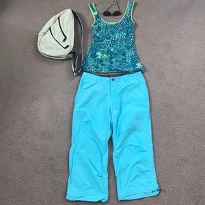 White Sierra Quick Dry Capris